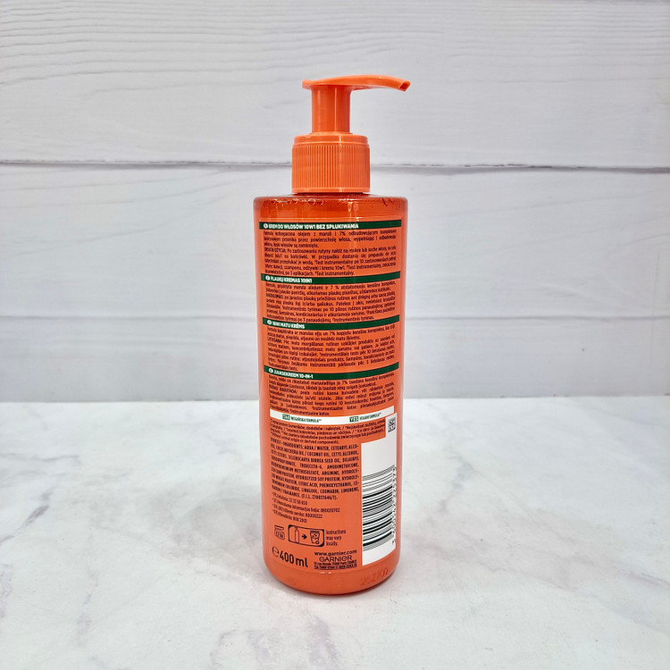 کرم مو ۱۰ کاره گارنیر فروکتیس مدل Goodbye Damage Keratin