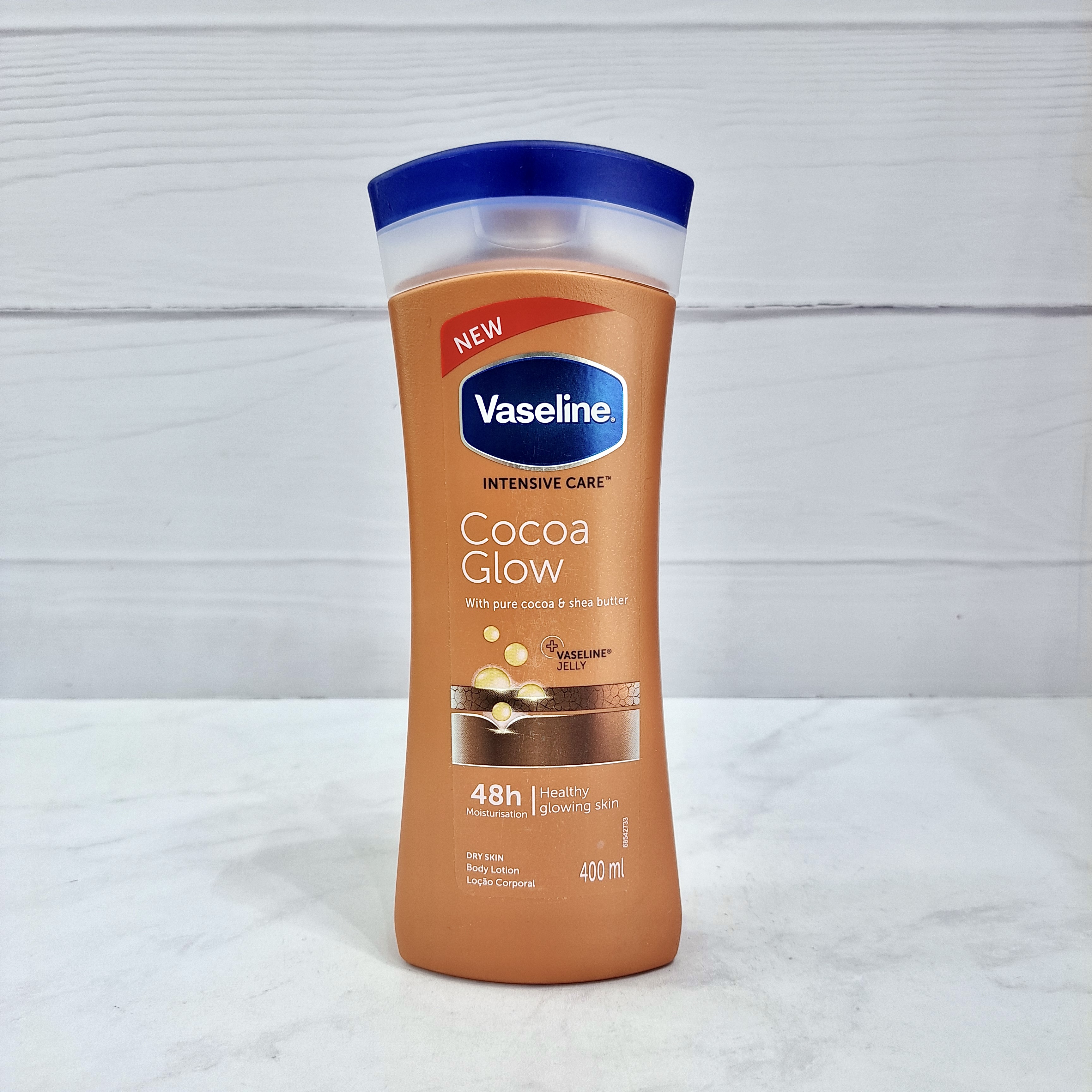 لوسیون بدن وازلین مدل Cocoa Glow