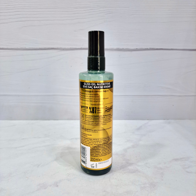 اسپری دوفاز نرمکننده و تغذیهکننده مو شوارتسکف گلیس مدل Oil Nutritive