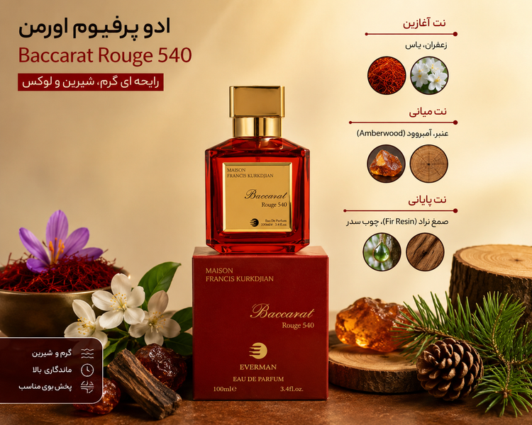 ادو پرفیوم اورمن Baccarat Rouge 540