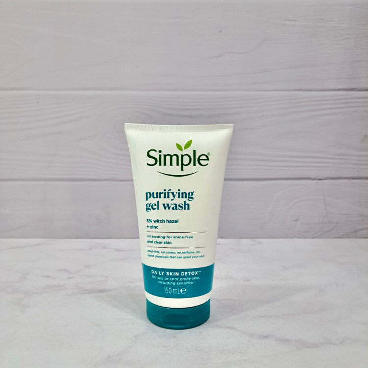 ژل شستشوی صورت سیمپل مدل Purifying Gel Wash مناسب پوست چرب و مستعد جوش