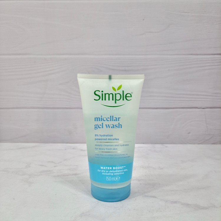 ژل شستشوی صورت سیمپل مدل Micellar Gel Wash مناسب پوست خشک و دهیدراته