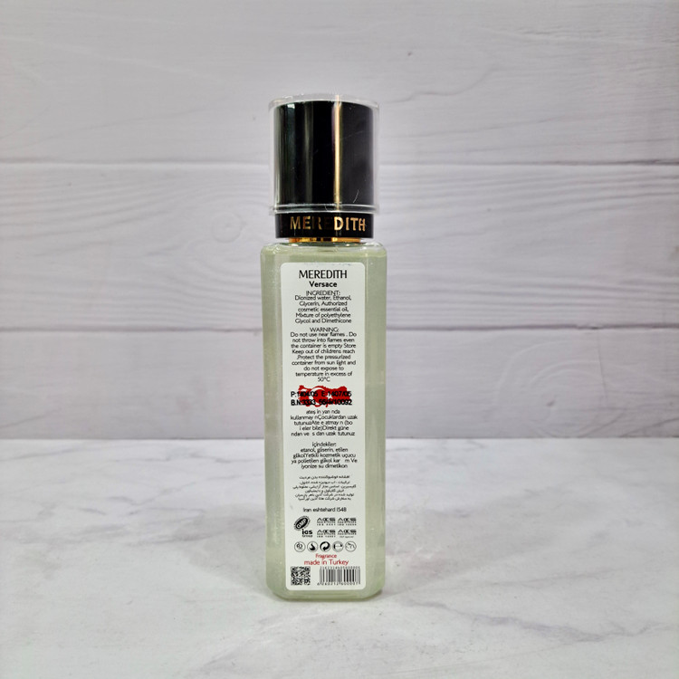 بادی اسپلش شایندار زنانه مردیت مدل Versace Crystal Noir