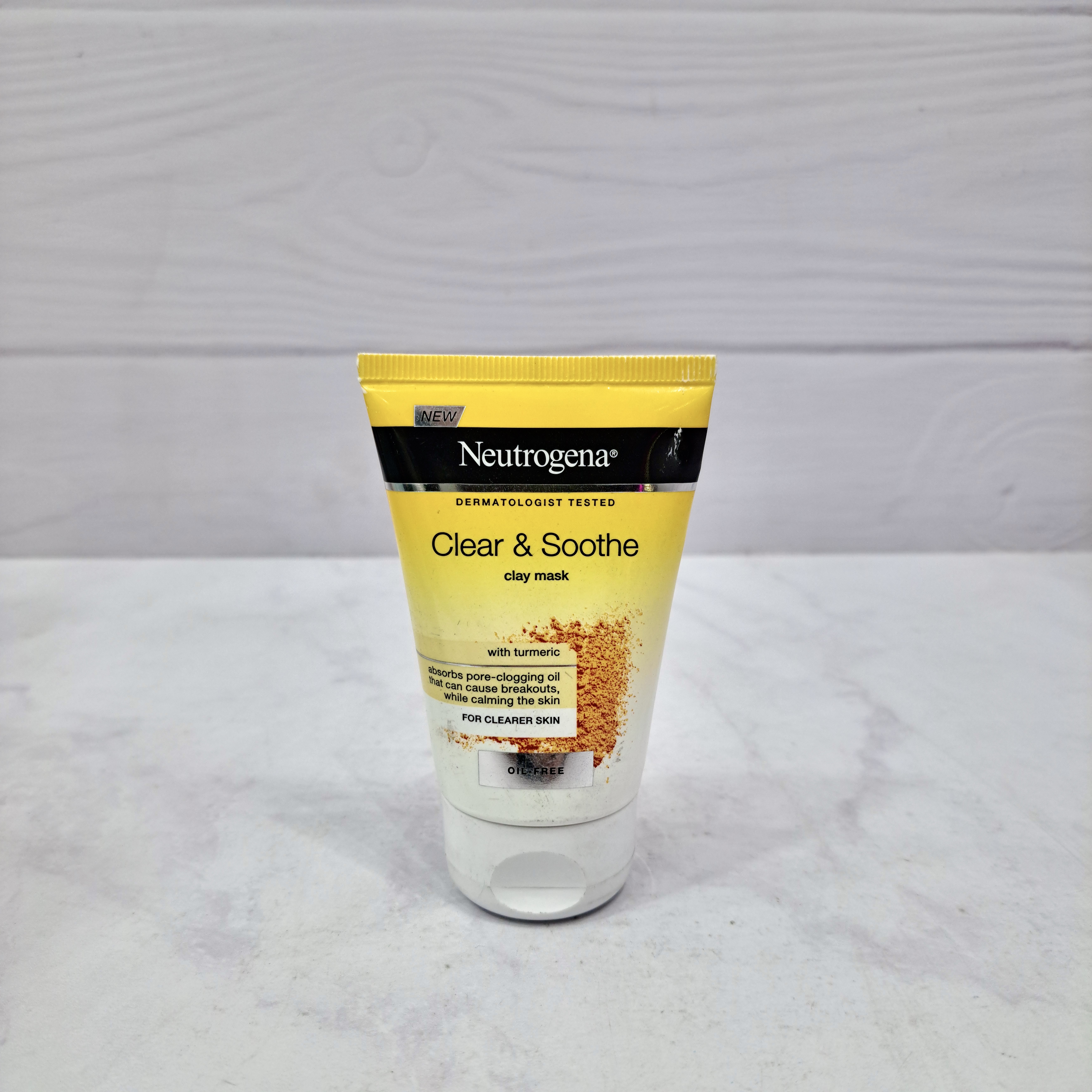 ماسک خاک رس و زردچوبه نوتروژینا مدل Clear & Soothe