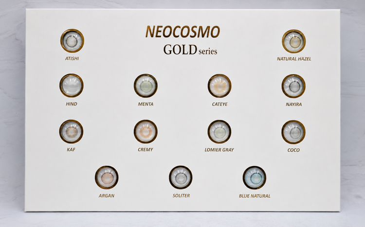 مجموعه لنز رنگی نئوکازمو گلد سری | NeoCosmo Gold Series