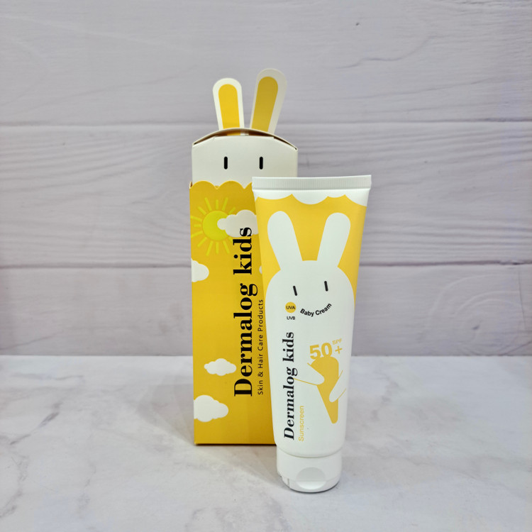 کرم ضد آفتاب کودک درمالوگ SPF50 حجم 75 میلیلیتر