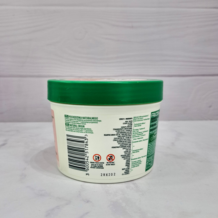 ماسک مو حجمدهنده و تقویتکننده گارنیر مدل Fructis Hair Food Watermelon مخصوص موهای نازک 400 میلیلیتر