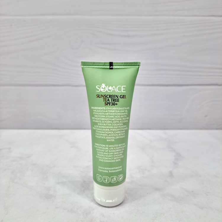 ژل ضد آفتاب سولس حاوی روغن درخت چای SPF 30+