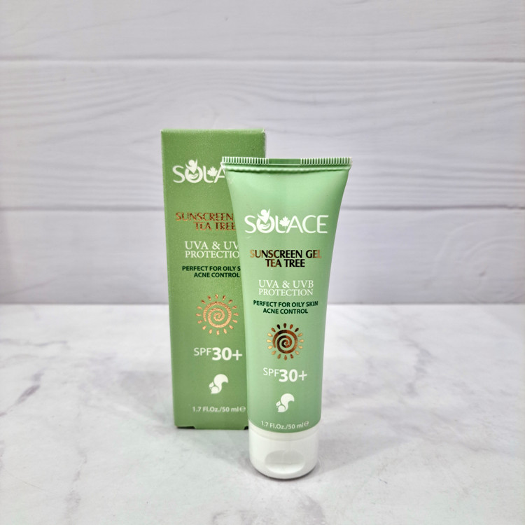 ژل ضد آفتاب سولس حاوی روغن درخت چای SPF 30+