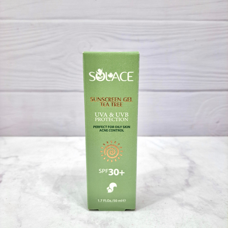 ژل ضد آفتاب سولس حاوی روغن درخت چای SPF 30+