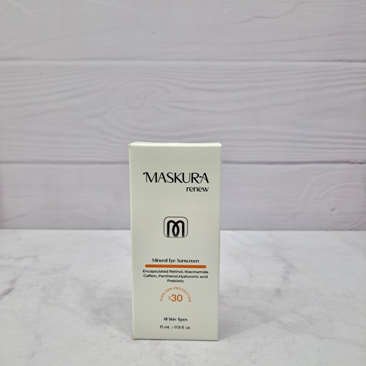 کرم ضد آفتاب مینرال دور چشم ماسکورا رنیو SPF 30 حجم ۱۵ میلیلیتر