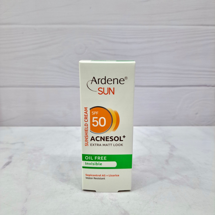 کرم ضد آفتاب آردن سان مدل Acnesol+ SPF 50 پوست چرب ۵۰ میلیلیتر