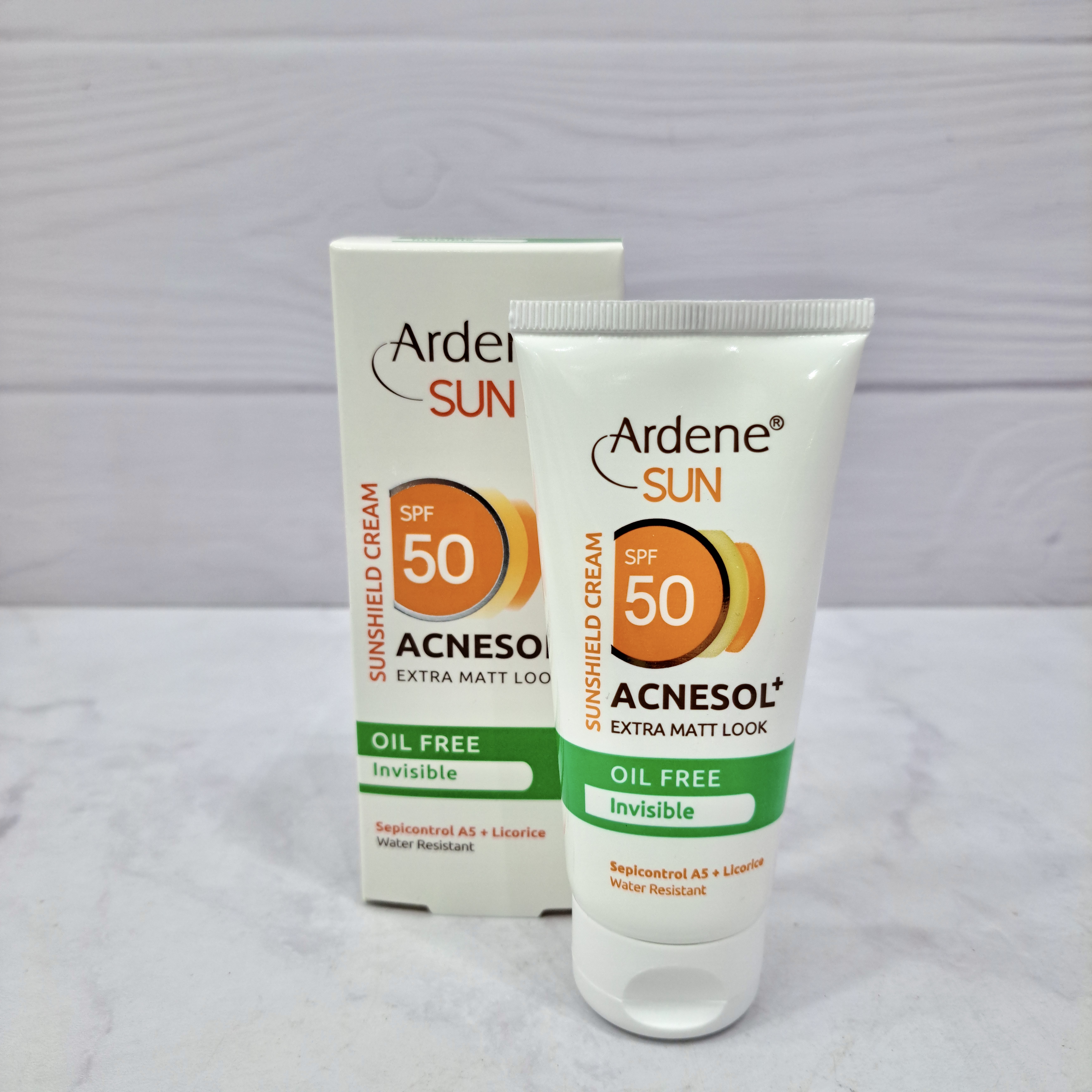 کرم ضد آفتاب آردن سان مدل Acnesol  SPF 50 پوست چرب ۵۰ میلی‌لیتر
