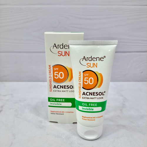 کرم ضد آفتاب آردن سان مدل Acnesol+ SPF 50 پوست چرب ۵۰ میلیلیتر