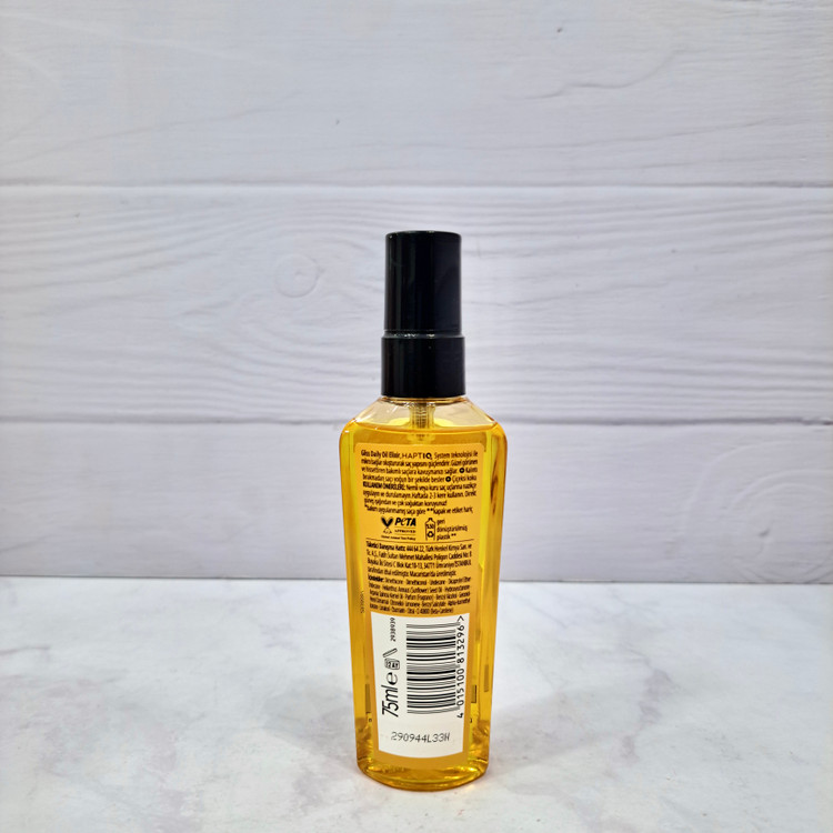 روغن مو گلیس مدل Daily Oil Elixir ترمیمکننده موهای خشک و آسیبدیده ۷۵ میلیلیتر