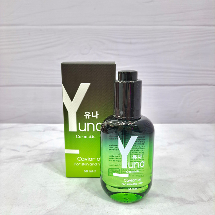 روغن خاویار یونا Yuna Cosmatic مناسب پوست و مو ۵۰ میلیلیتر