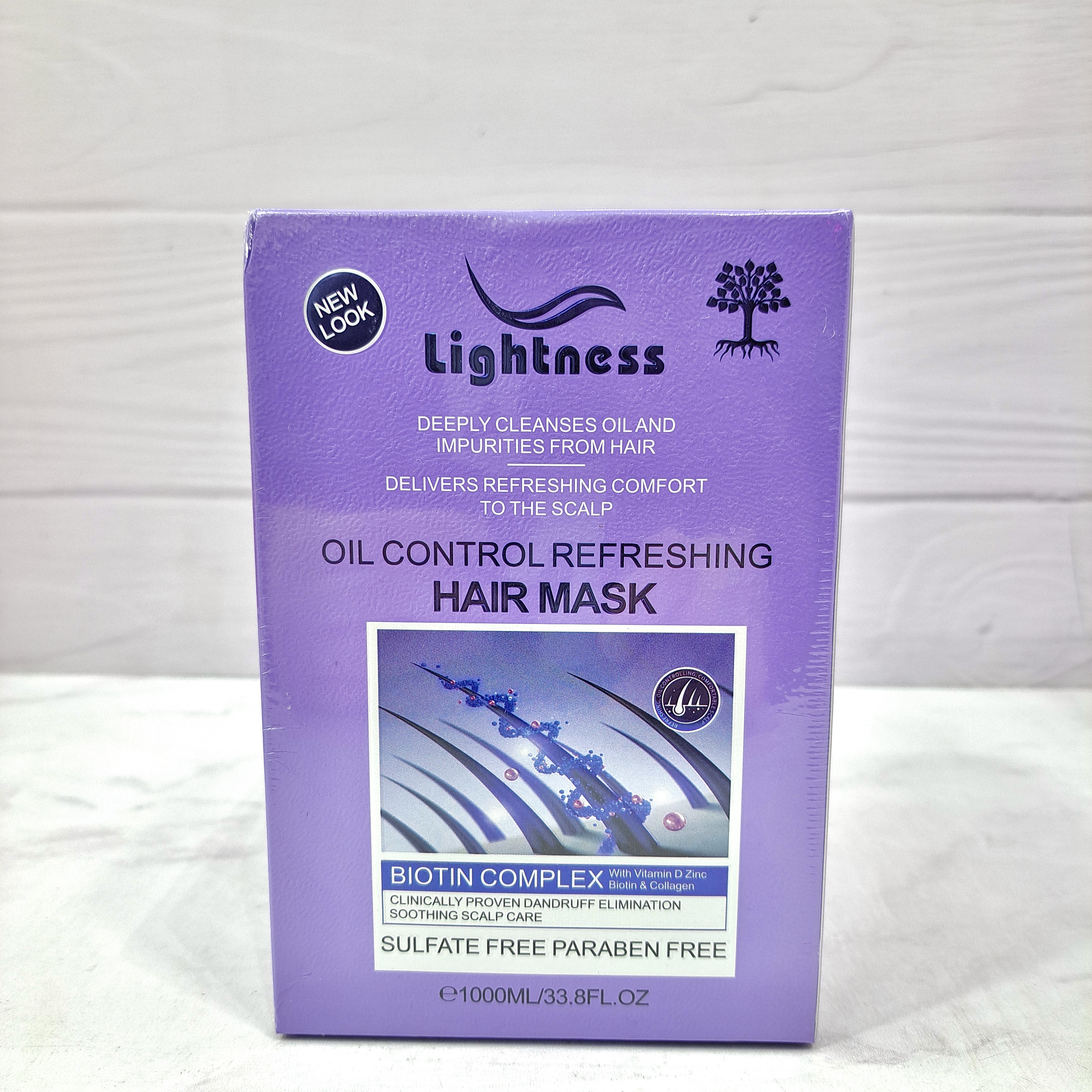 ماسک مو لایتنس مدل Oil Control Refreshing حجم 1000 میلی لیتر