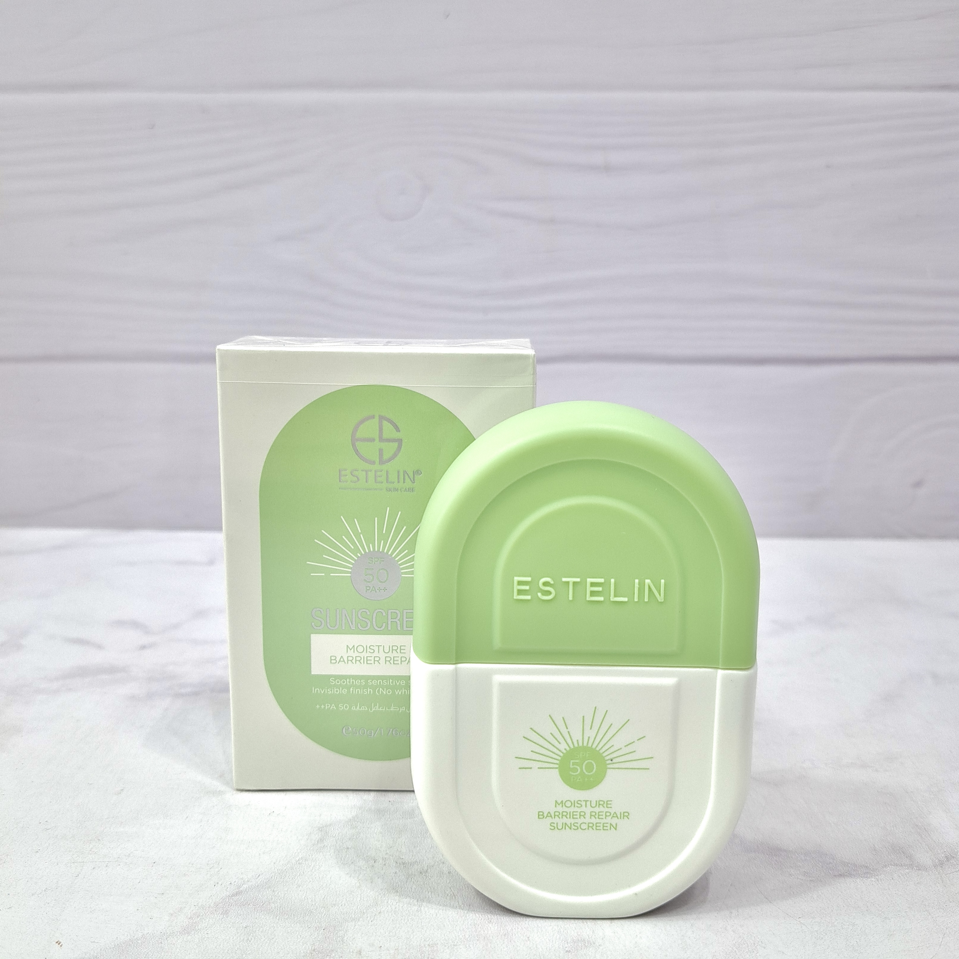 ضد آفتاب استلین Moisture Barrier Repair SPF50 PA مناسب پوست حساس ۵۰ گرم