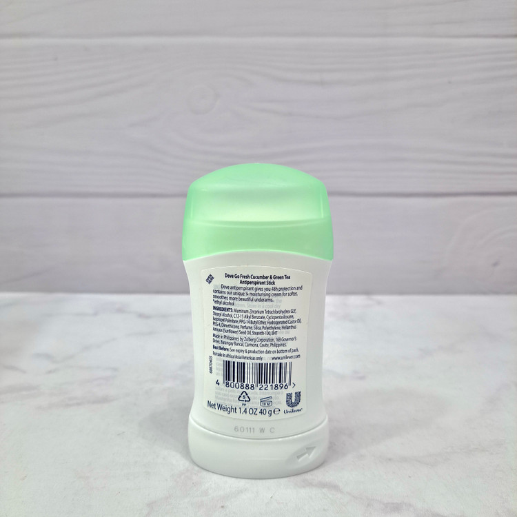 مام استیکی ضد تعریق داو مدل Go Fresh خیار و چای سبز ۴۰ گرم