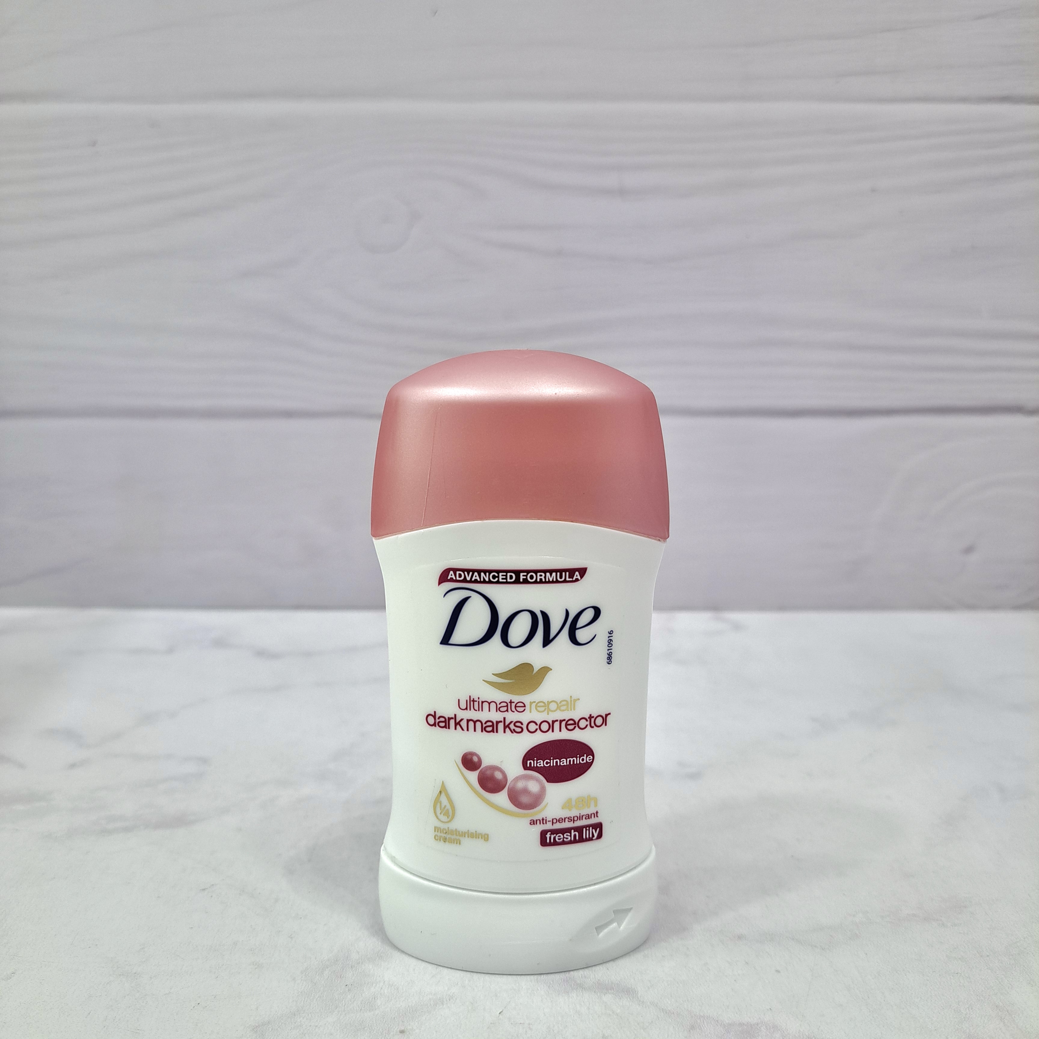 مام استیک داو Ultimate Repair Dark Marks Corrector Fresh Lily ضد تعریق و روشن کننده زیر بغل حاوی نیاسینامید ۴۰ گرم