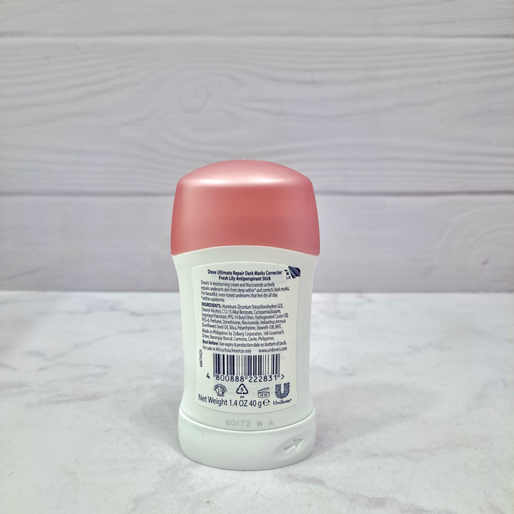 مام استیک داو Ultimate Repair Dark Marks Corrector Fresh Lily ضد تعریق و روشن کننده زیر بغل حاوی نیاسینامید ۴۰ گرم