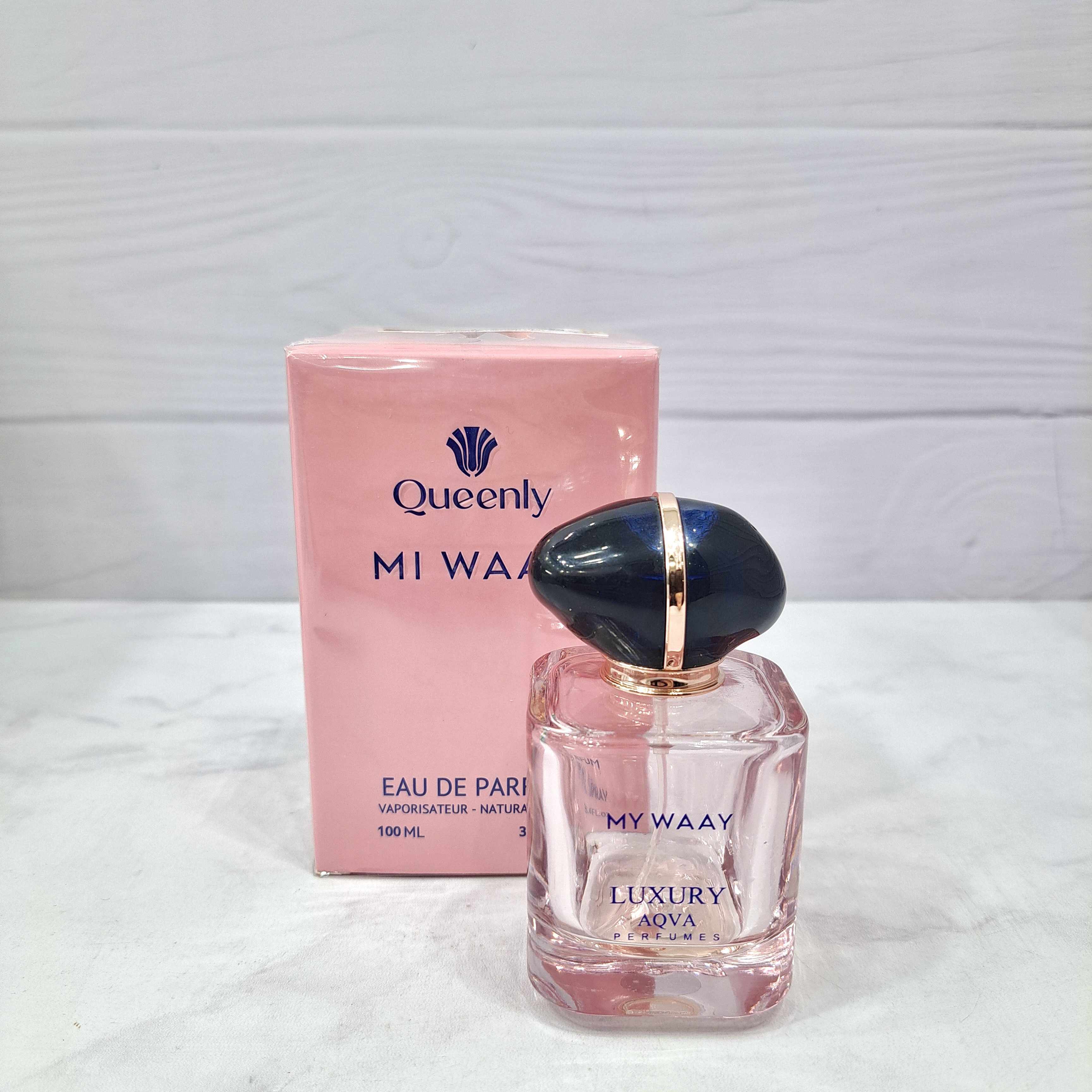 عطر زنانه کویینلی مای وی (My Way) Queenly ادو پرفیوم حجم ۱۰۰ میل